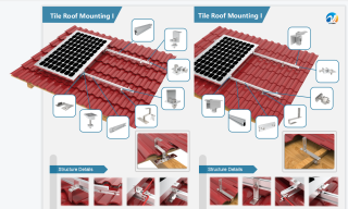 Tile Roof Mounting Structure